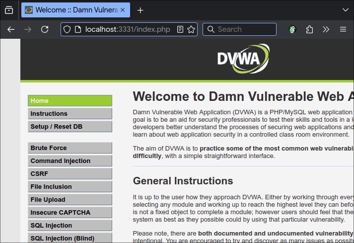 dvwa-modsecurity